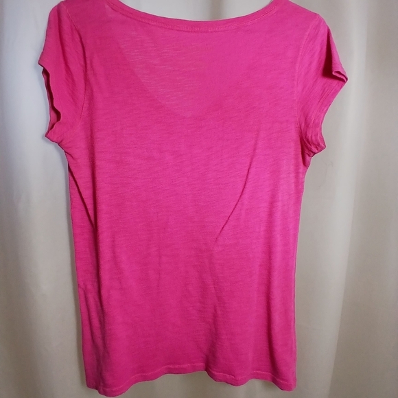 #465 Pink V-Neck Aeropostale Shirt - Picture 10 of 15